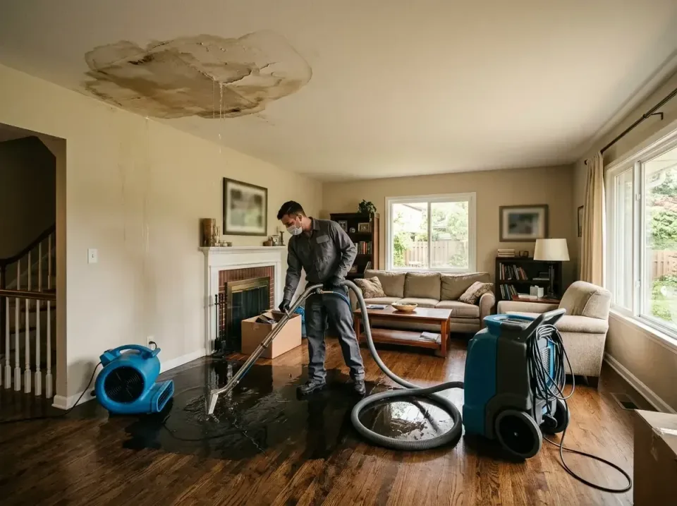 attic-pipe-burst-ceiling-drip-008 — frequently asked questions, Water Damage Restoration & Carpet Care in Saw Creek, PA